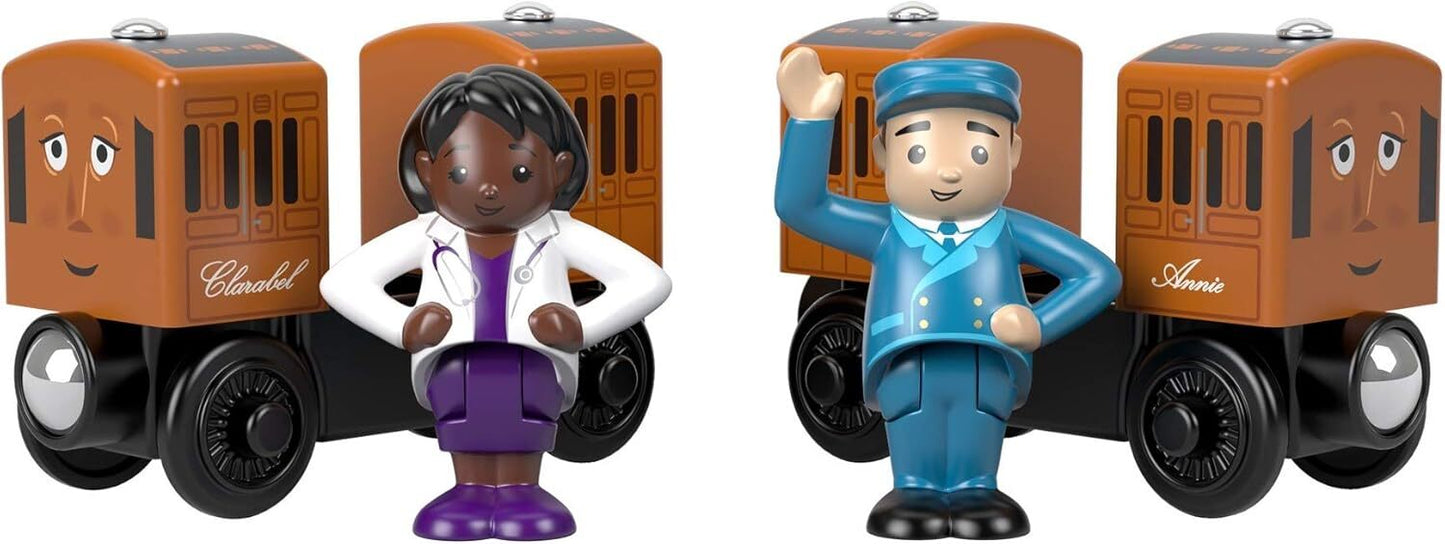 Fisher PriceThomas Wooden Railway Annie & Clarabel TrainBabysupermarket