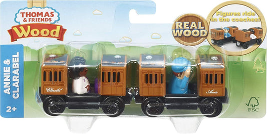 Fisher PriceThomas Wooden Railway Annie & Clarabel TrainBabysupermarket