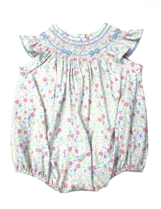 Three SistersThree Sisters In Full Bloom Smocked Geo BubbleBabysupermarket