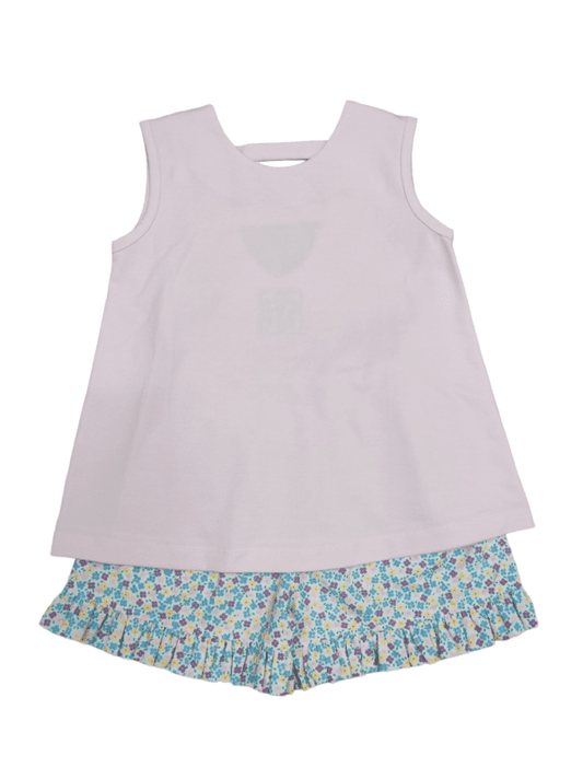 Three Sisters Girls Apparel Spring Floral / 2 Toddler Three Sisters Spring Floral Short Set