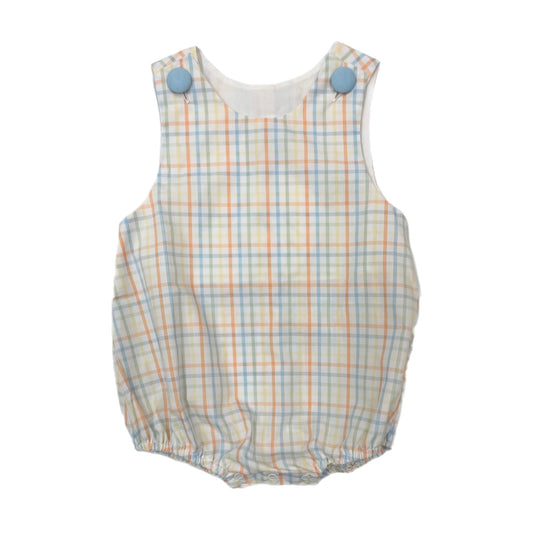 Three Sisters Infant Boy Apparel Three Sisters Spring Gingham Boys Bubble