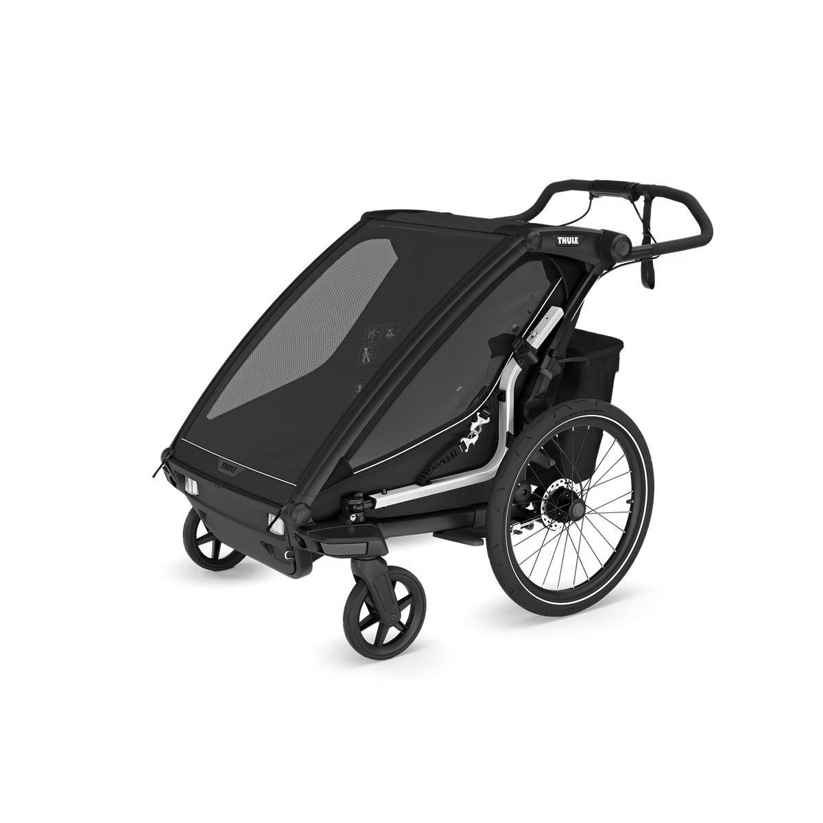 Thule Strollers - Single Black Thule Chariot Sport 2 Double