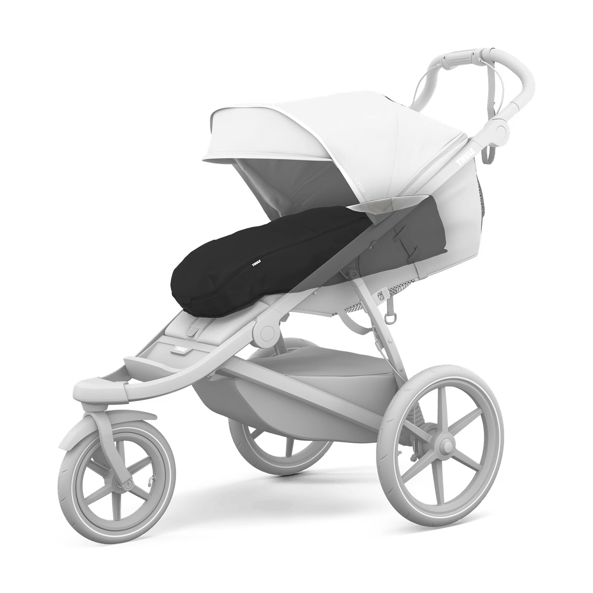 Thule Strollers - Single Black Thule Newborn Nest