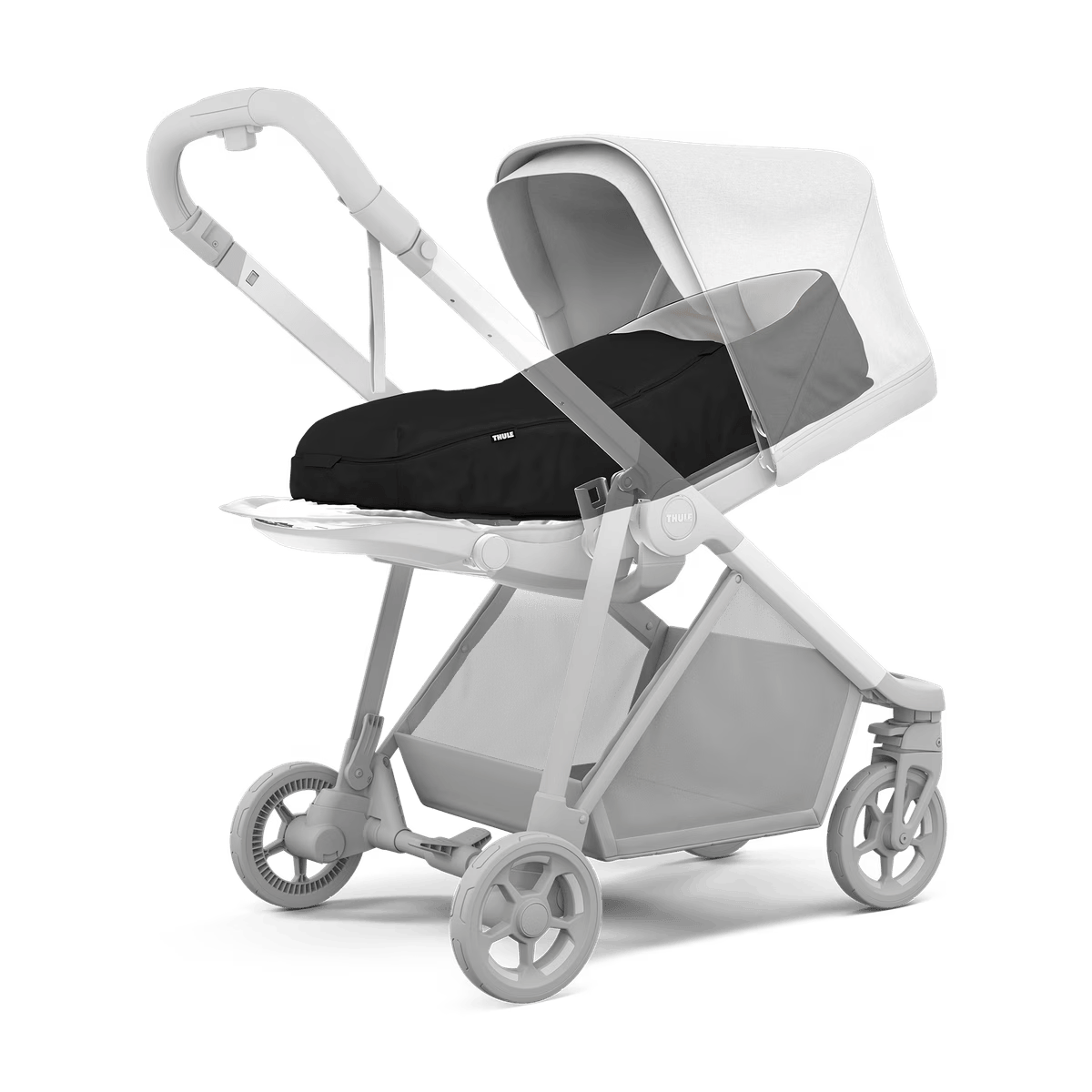 Thule Strollers - Single Black Thule Newborn Nest