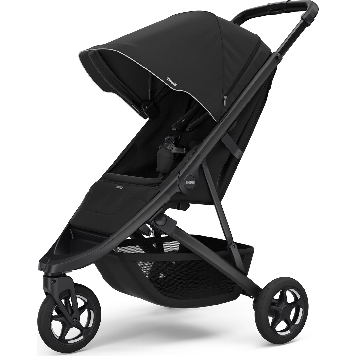 Thule Strollers - Single Black Thule Spring 2 Stroller