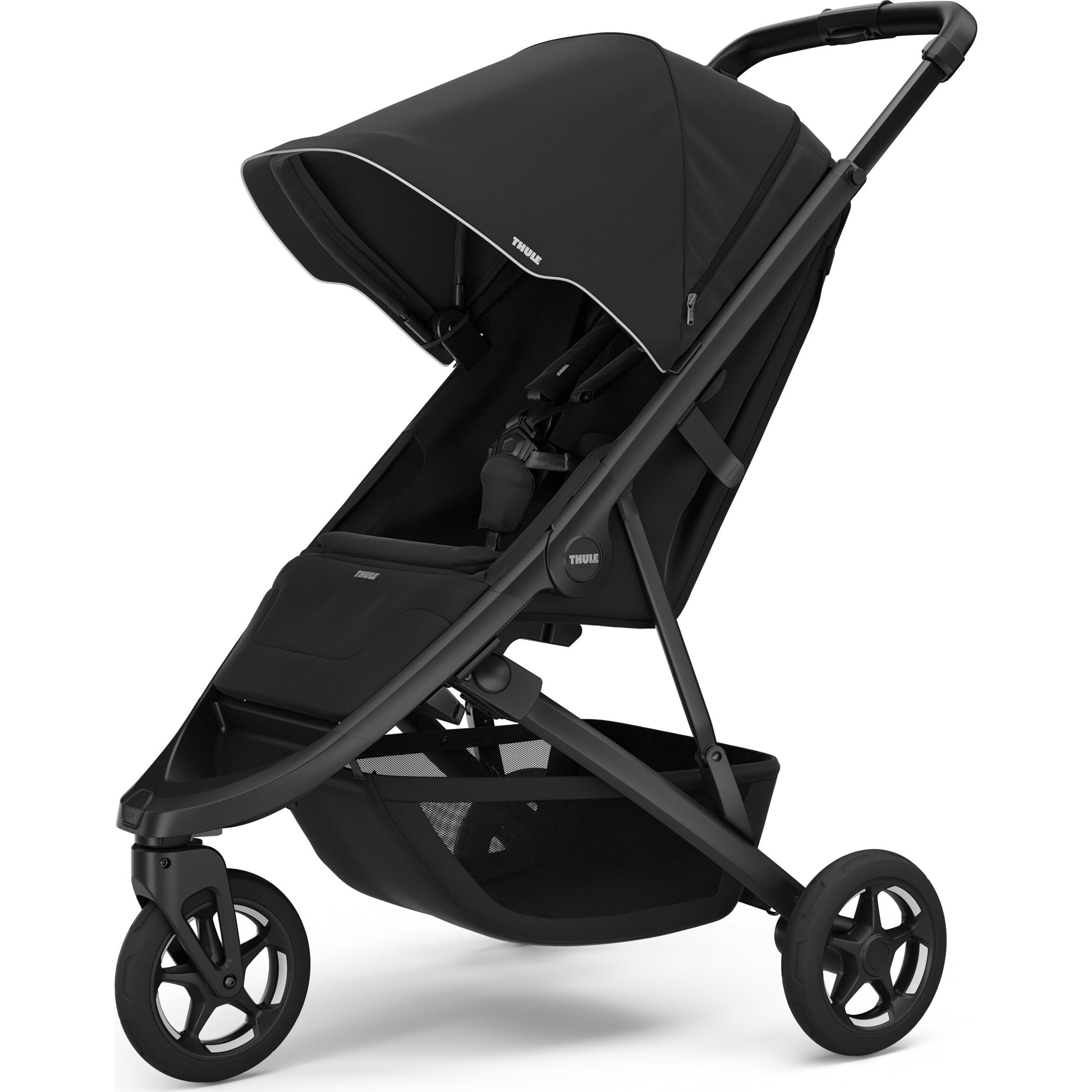 Thule Strollers - Single Black Thule Spring 2 Stroller