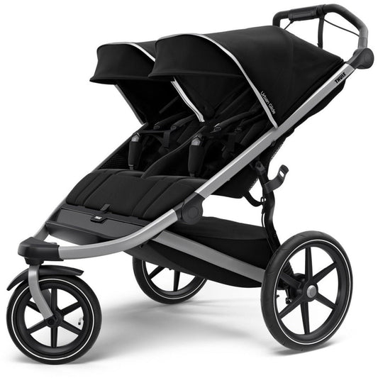 Thule Strollers - Double Jet Black Thule Urban Glide 2 Double All-Terrain Stroller