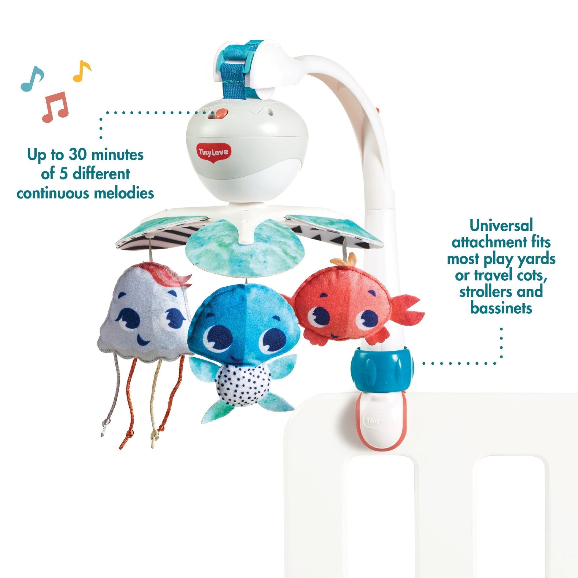 Dorel Juvenile Infant Toys Tiny Love 3-in-1 Take Along Mobile