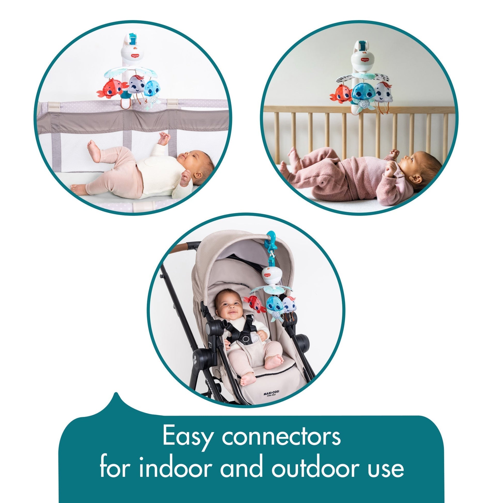 Dorel Juvenile Infant Toys Tiny Love 3-in-1 Take Along Mobile