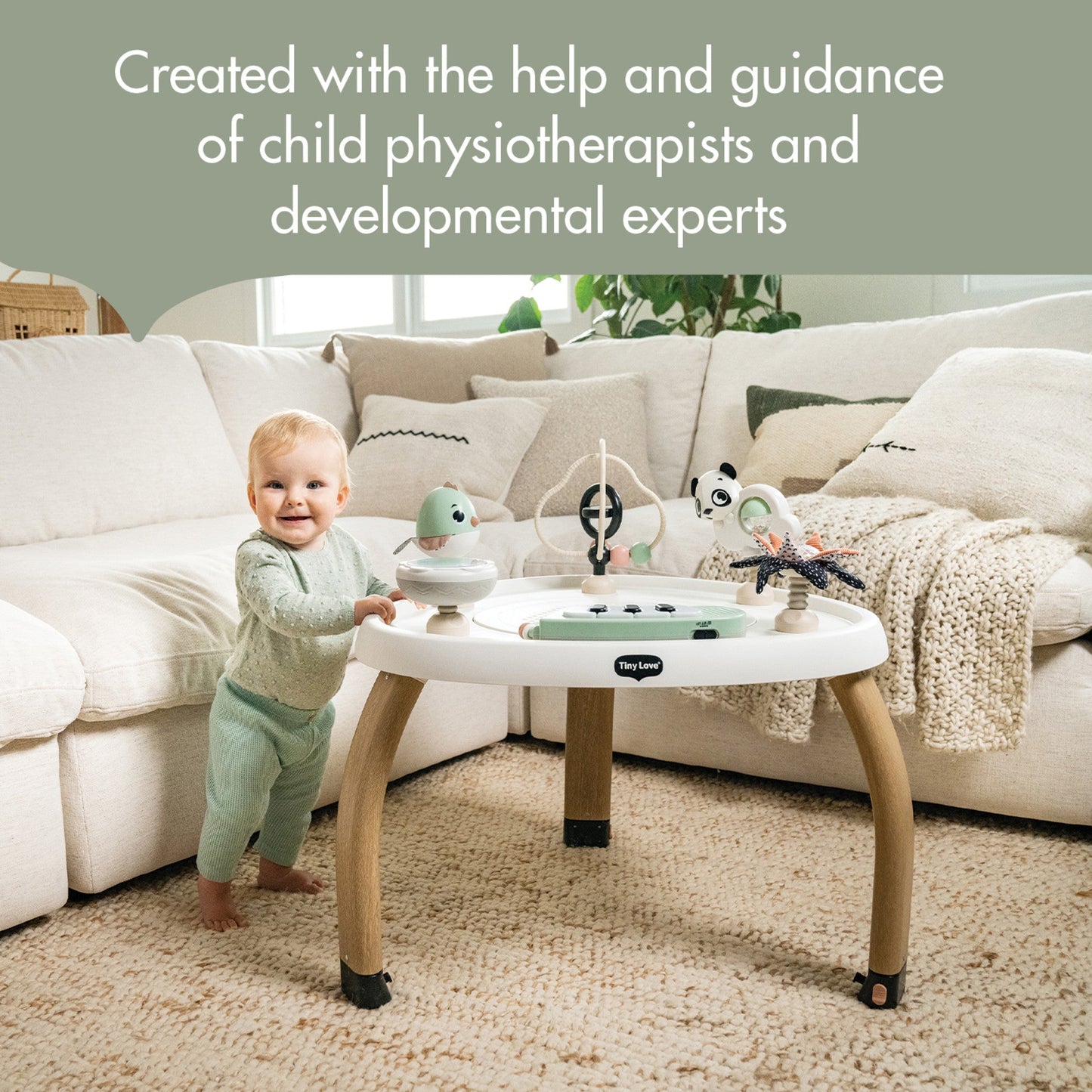 Tiny Love 5-in-1 Black & White Stationary Activity Center