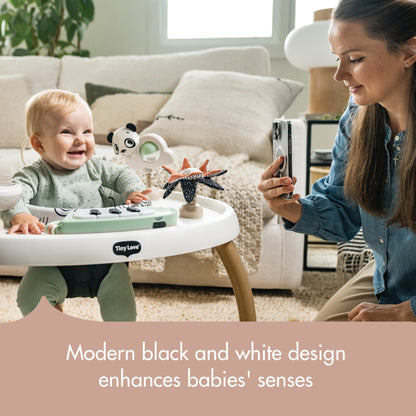 Tiny Love 5-in-1 Black & White Stationary Activity Center