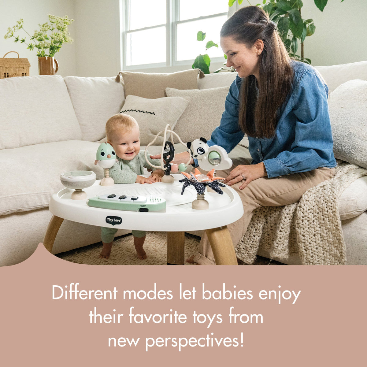 Tiny LoveTiny Love 5-in-1 Black & White Stationary Activity CenterBabysupermarket