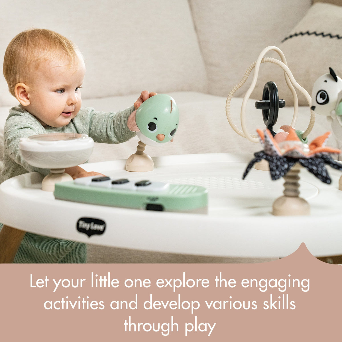 Tiny LoveTiny Love 5-in-1 Black & White Stationary Activity CenterBabysupermarket