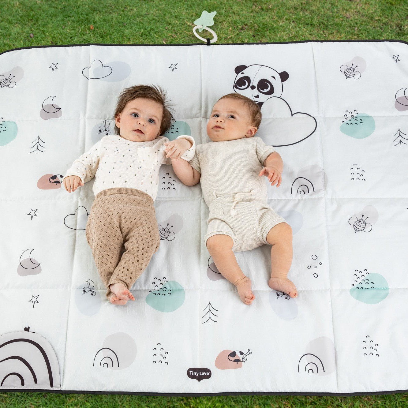 Tiny Love Toys 0+ Tiny Love Black & White XL Outdoor Mat