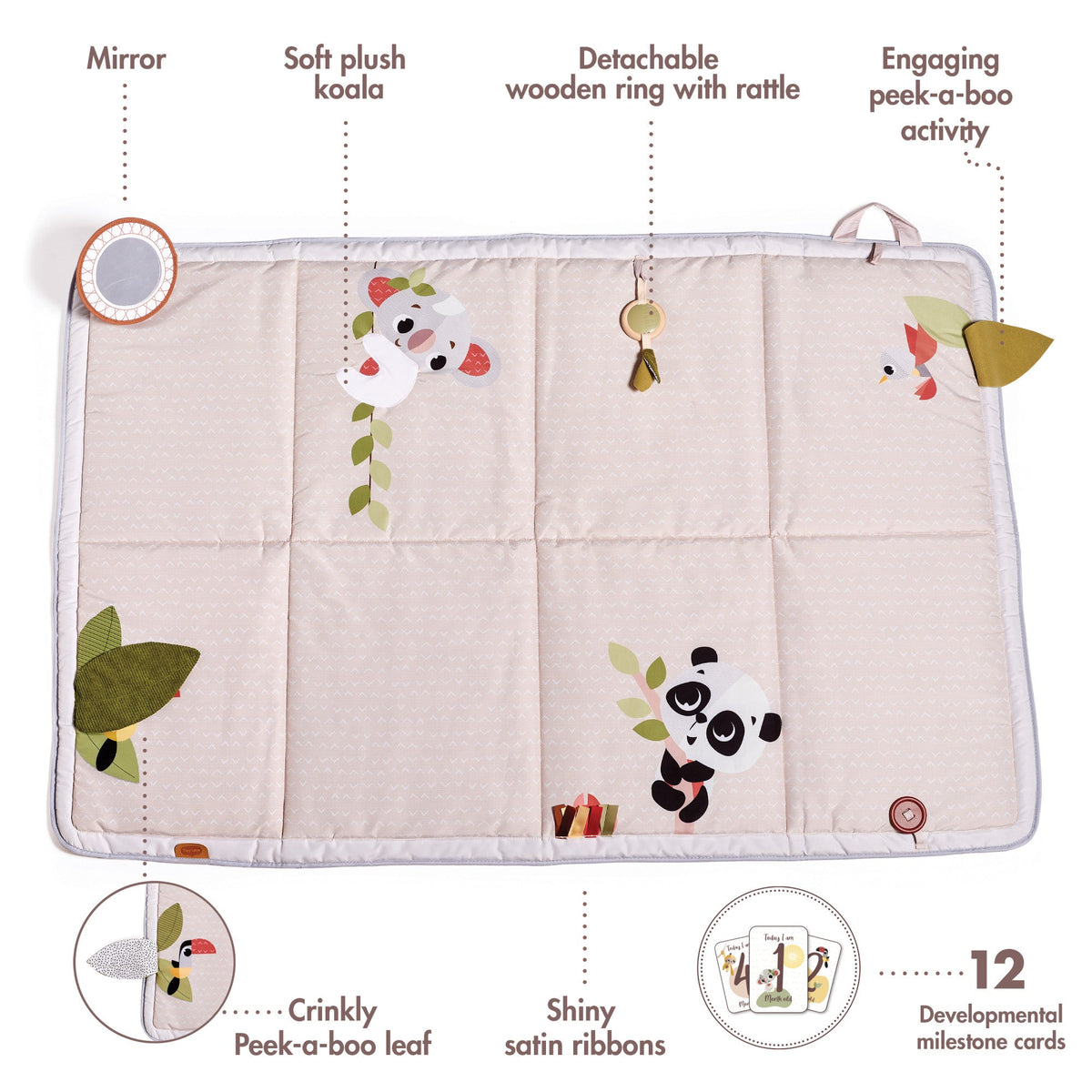 Dorel Juvenile Infant Toys Tiny Love Boho Chic Super Mat