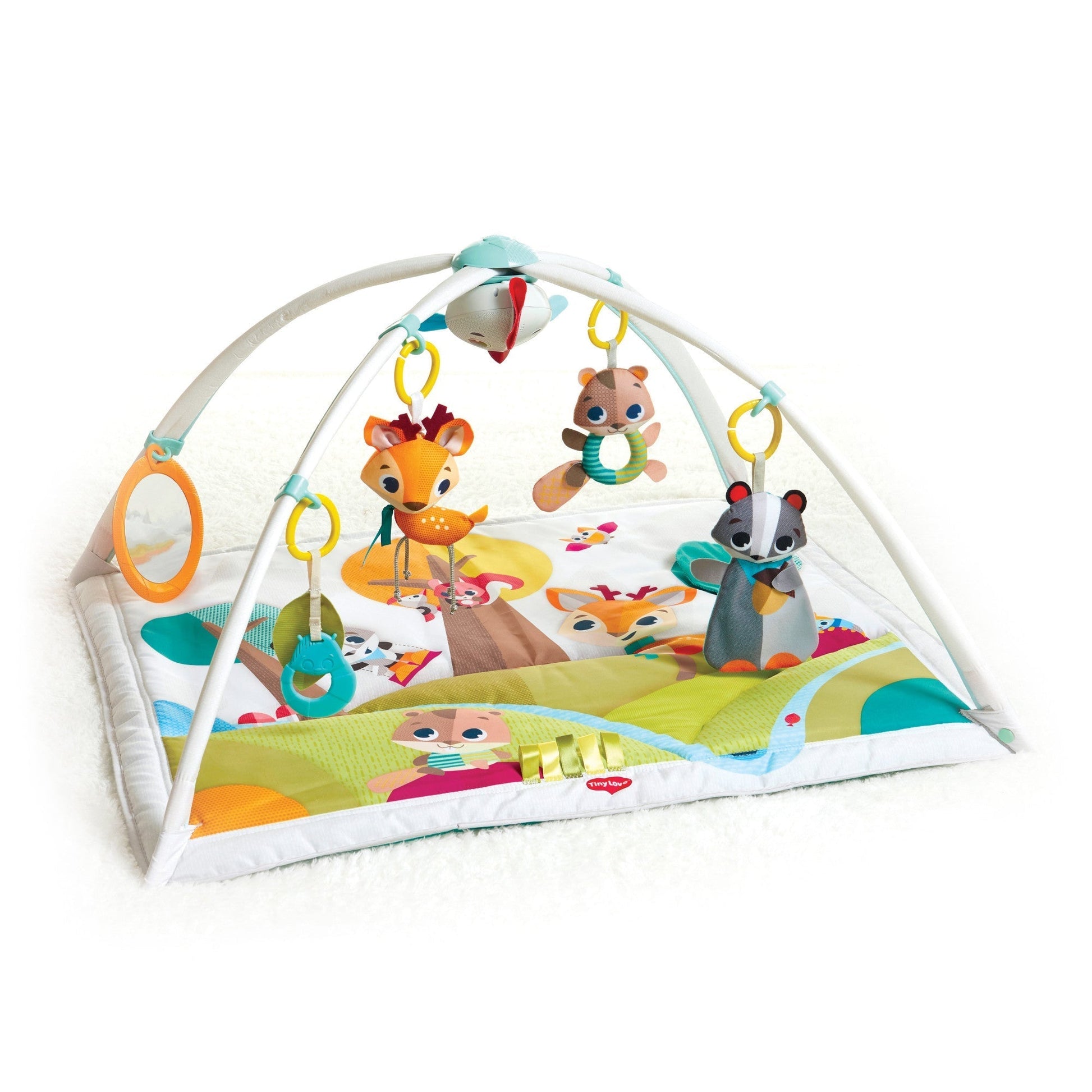 Dorel Juvenile Infant Toys Tiny Love Into The Forest Gymini Deluxe Activity Gym Play Mat