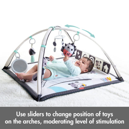 Dorel Juvenile Infant Toys Tiny Love Magical Tales Black & White Gymini