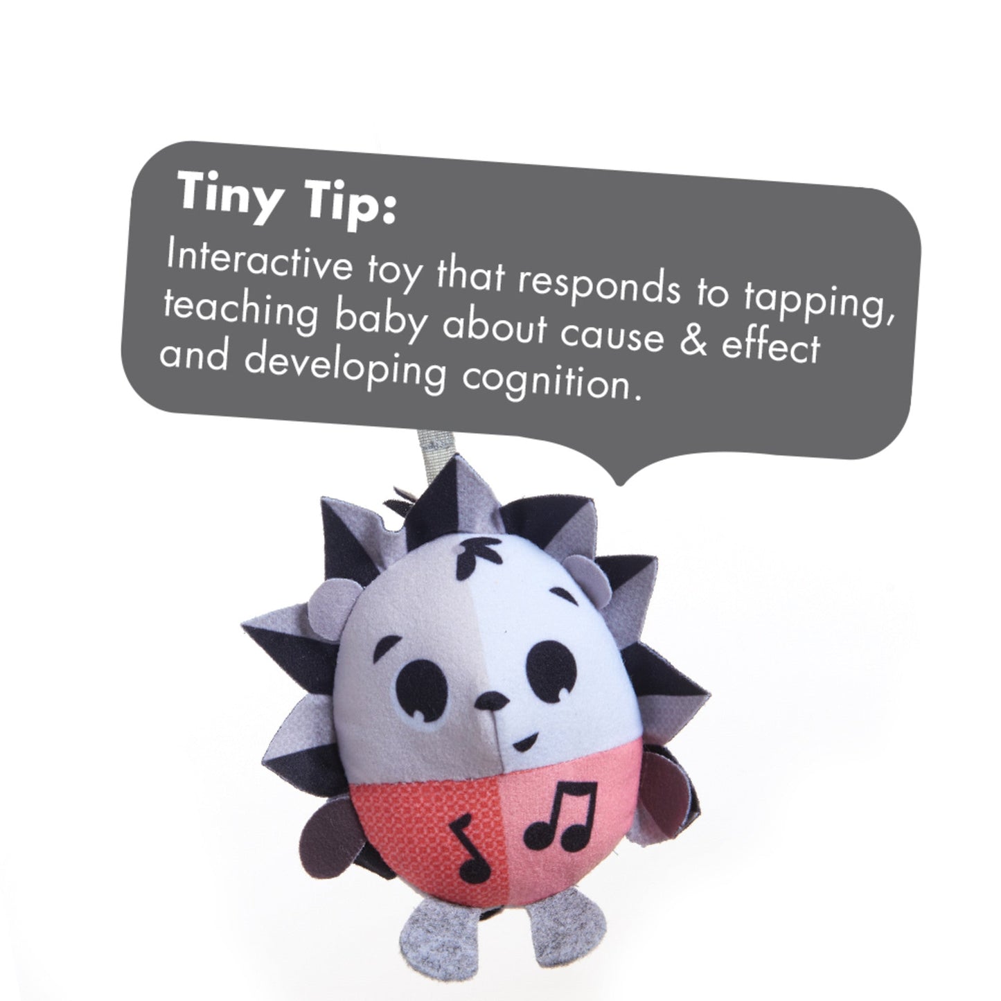 Dorel Juvenile Infant Toys Tiny Love Magical Tales Black & White Gymini