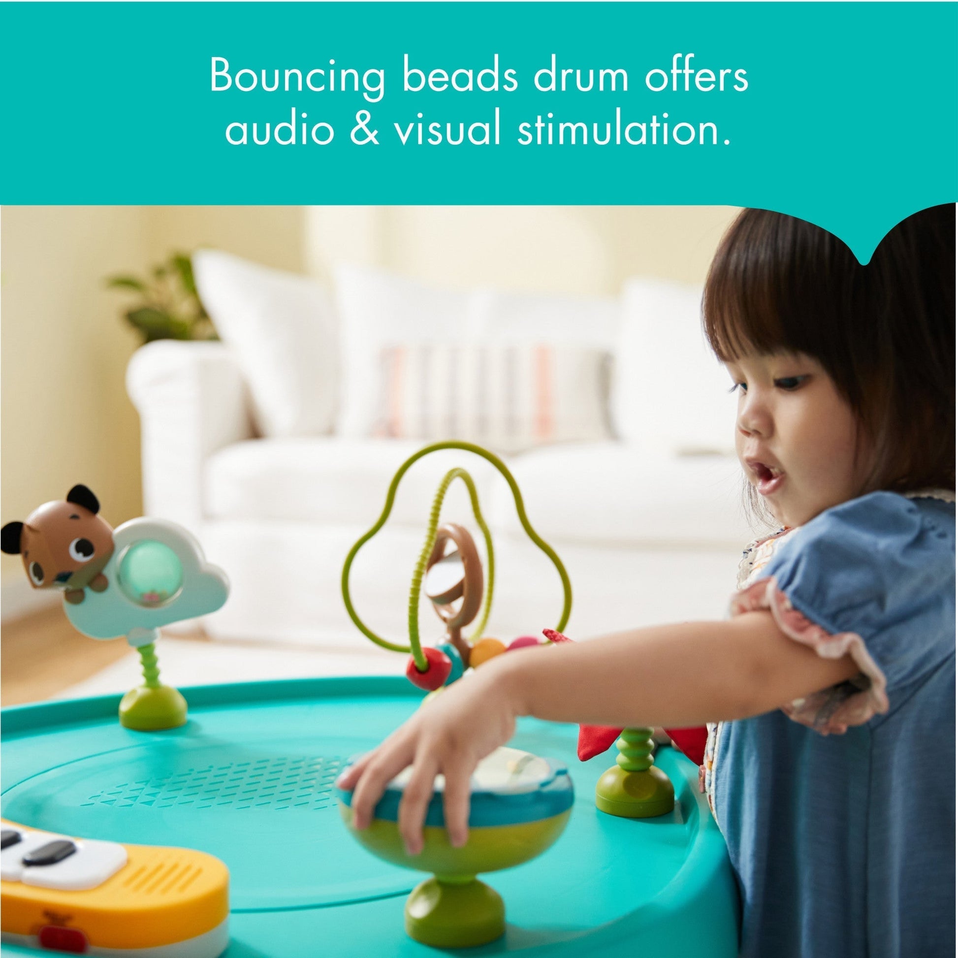 Dorel Juvenile Infant Toys Tiny Love Meadow Days 5-in-1 Stationary Activity Center