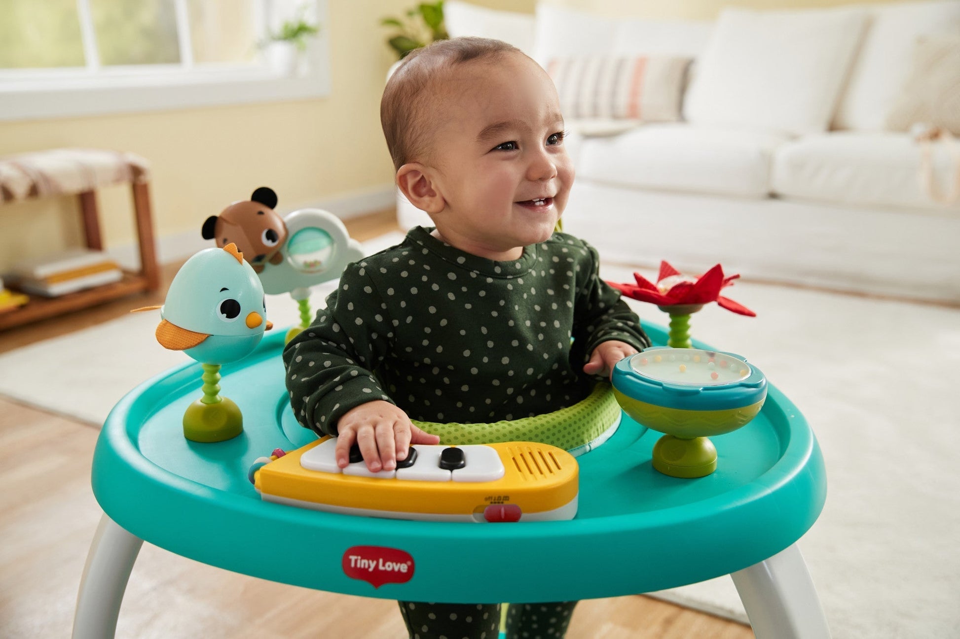 Dorel Juvenile Infant Toys Tiny Love Meadow Days 5-in-1 Stationary Activity Center