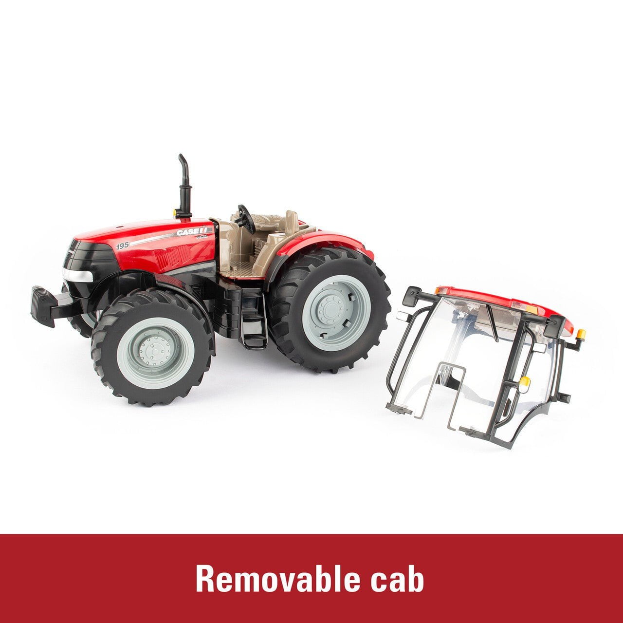 Tomy 1:16 Big Farm Puma 195 With Case IH Dirt Spreader