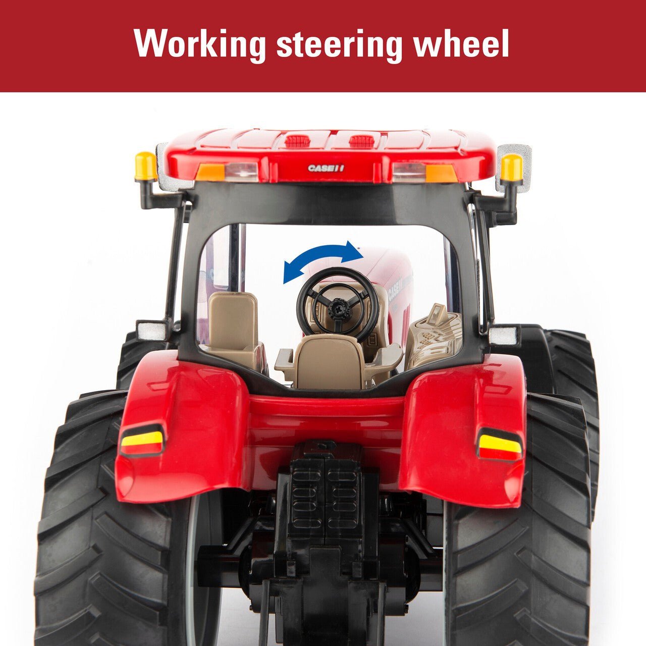 Tomy 1:16 Big Farm Puma 195 With Case IH Dirt Spreader