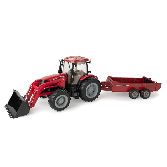 Tomy 1:16 Big Farm Puma 195 With Case IH Dirt Spreader