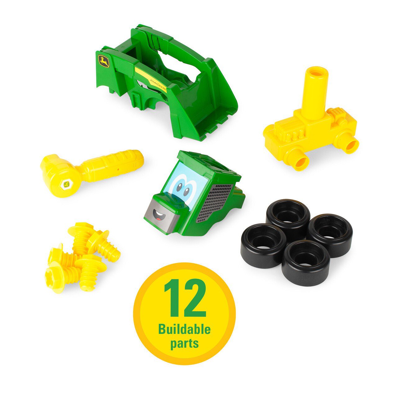 Tomy John Deere Build A Buddy Skid Steer