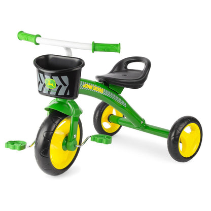 Tomy John Deere Steel Tricycle with Basket