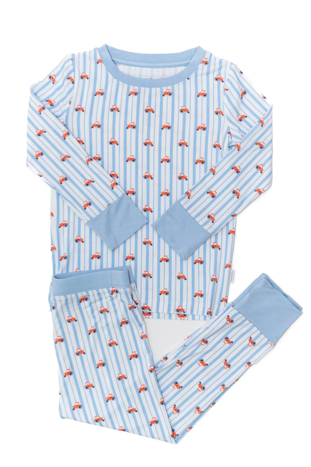 Uptown Baby Tractor Long Sleeve Pajamas