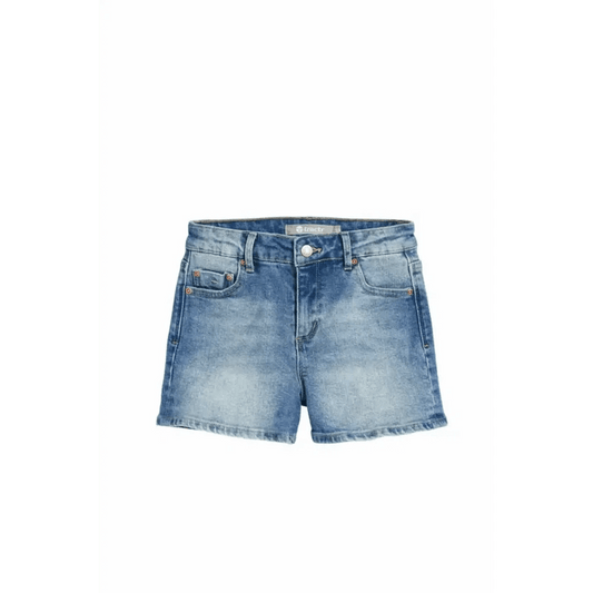 Tractr Girls Brittany Basic Five Pocket Short - Dark Indigo babysupermarket