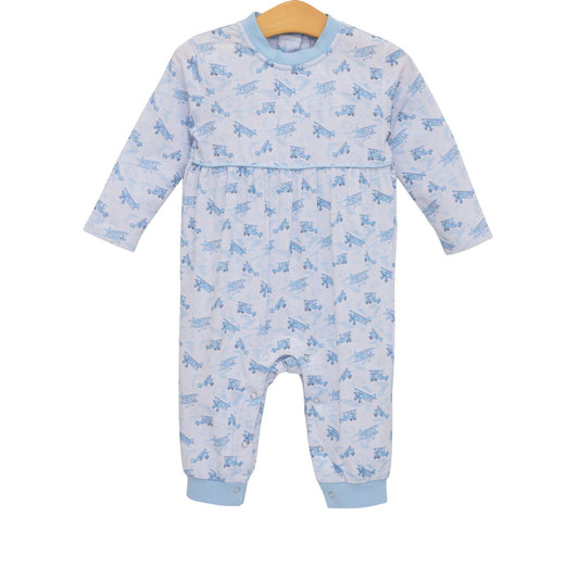 Trotter Street Kids Boys Playsets Blue / 3 Mo Trotter Street Kids Boys Up Up & Away Romper