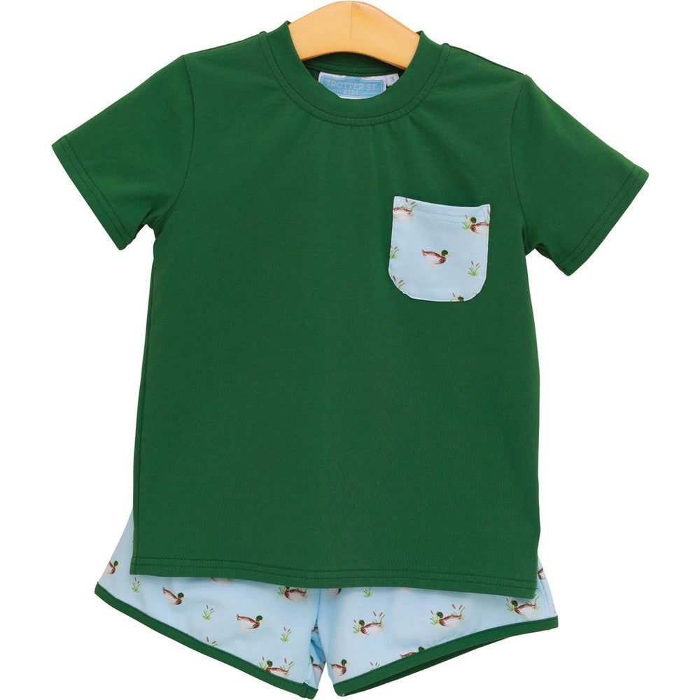 Trotter Street KidsTrotter Street Kids Ducks in a Row Short SetBabysupermarket