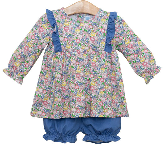 Trotter Street Kids Floral Bloomer Set
