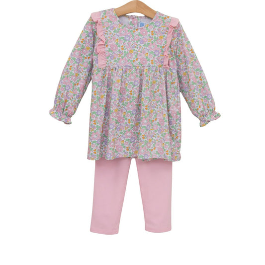Trotter Street KidsTrotter Street Kids Girls Autumn Blooms Pant SetBabysupermarket