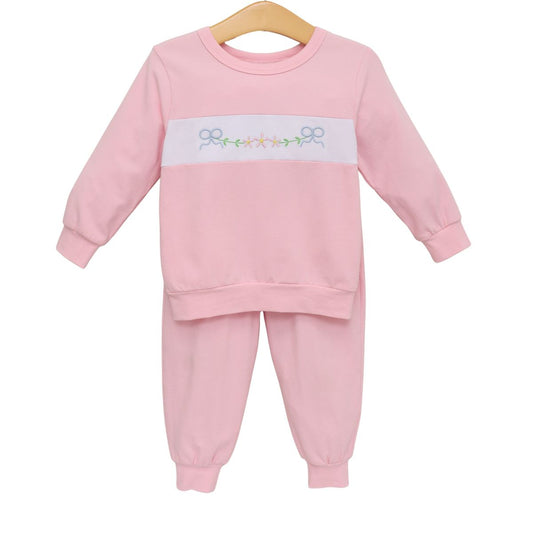 Trotter Street KidsTrotter Street Kids Girls Flower Jogger SetBabysupermarket