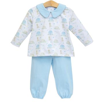 Trotter Street Kids Puppy Pals Bloomer Pants Set