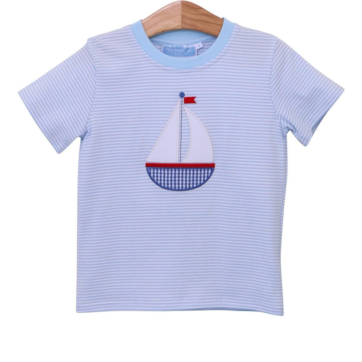 Trotter Street Kids Apparel & Gifts Trotter Street Kids Sailboat Shirt