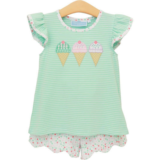 Trotter Street KidsTrotter Street Kids Triple Scoop Flutter Short SetBabysupermarket