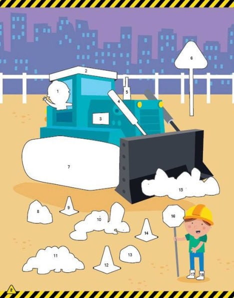 House Of MarblesTrucks & Diggers Sticker Art Activity BookBabysupermarket