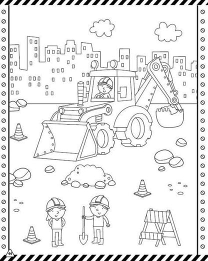 House Of MarblesTrucks & Diggers Sticker Art Activity BookBabysupermarket