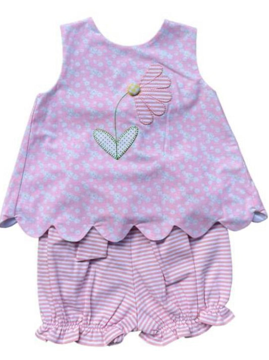 True Daisy Applique Bloomer Set