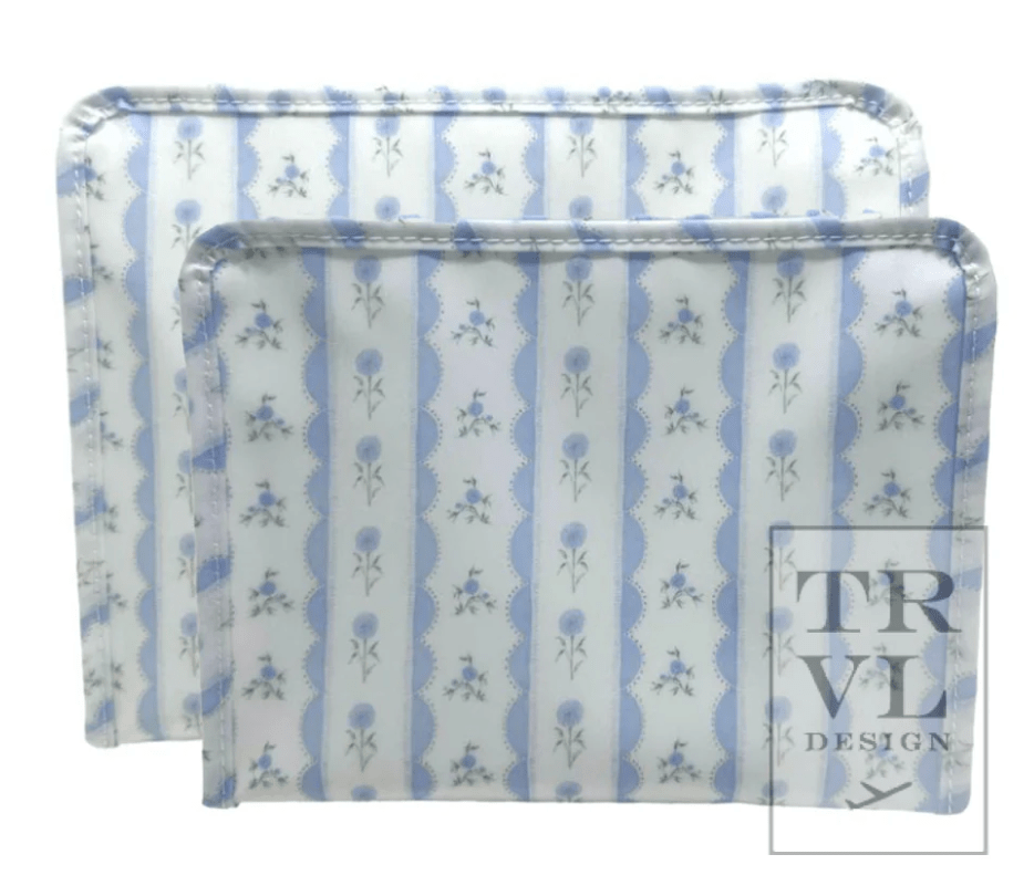 TRVL Design Apparel & Gifts Ribbon Blue Floral TRVL Design Roadie Medium - Ribbon Blue Floral