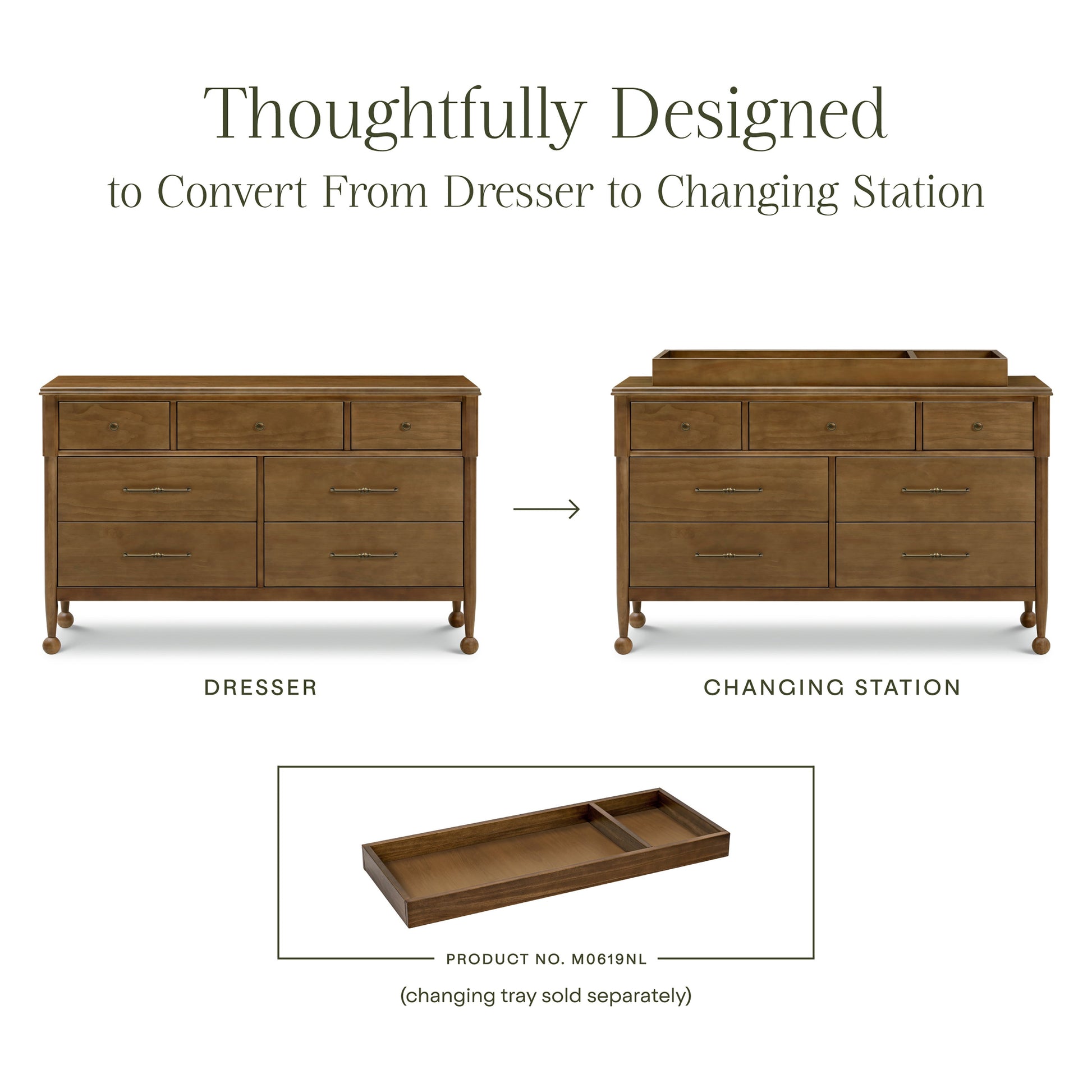Namesake Alouette 7-Drawer Wide Dresser 56”