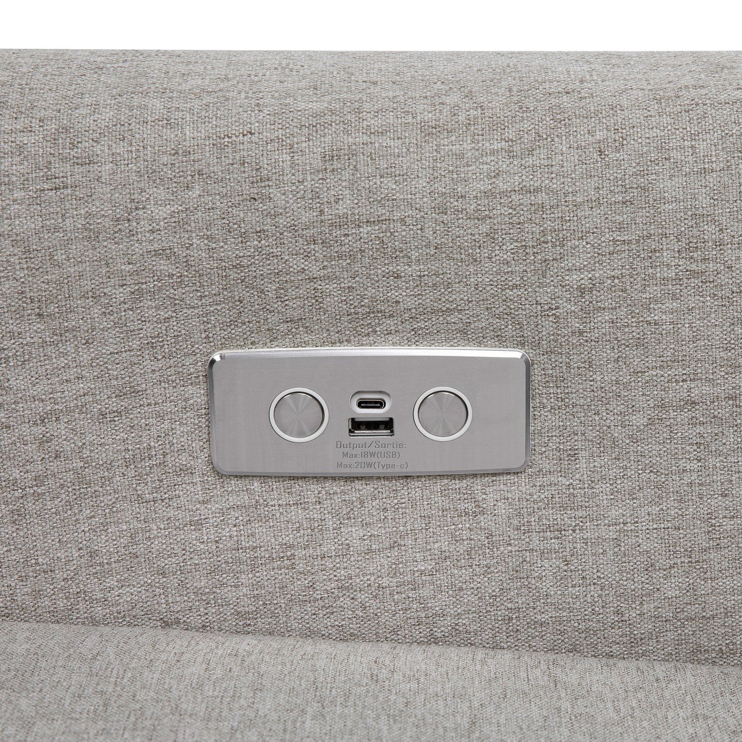 Babyletto Kiwi Electronic Recliner and Swivel Glider with USB port