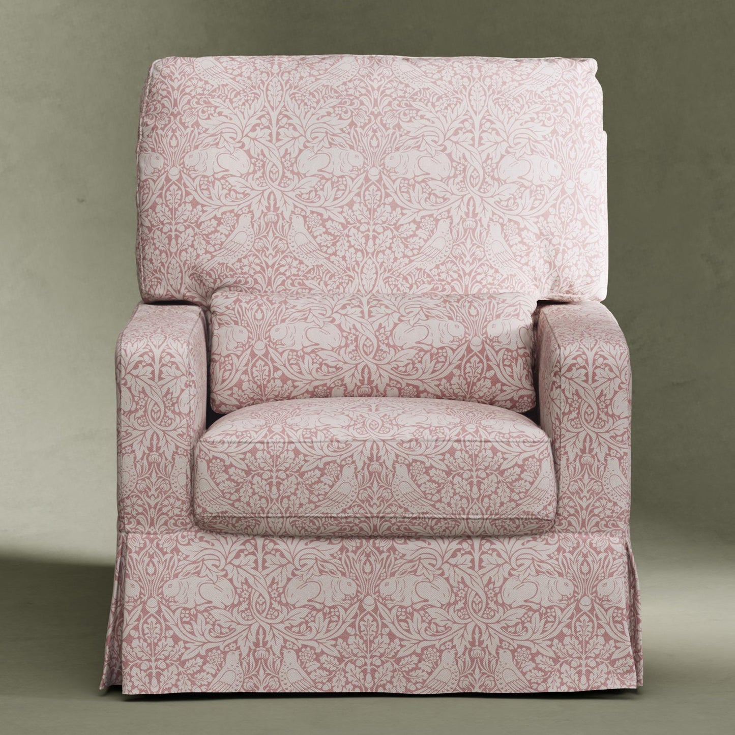 Morris & Co. x Namesake Crawford Pillowback Comfort Swivel Glider