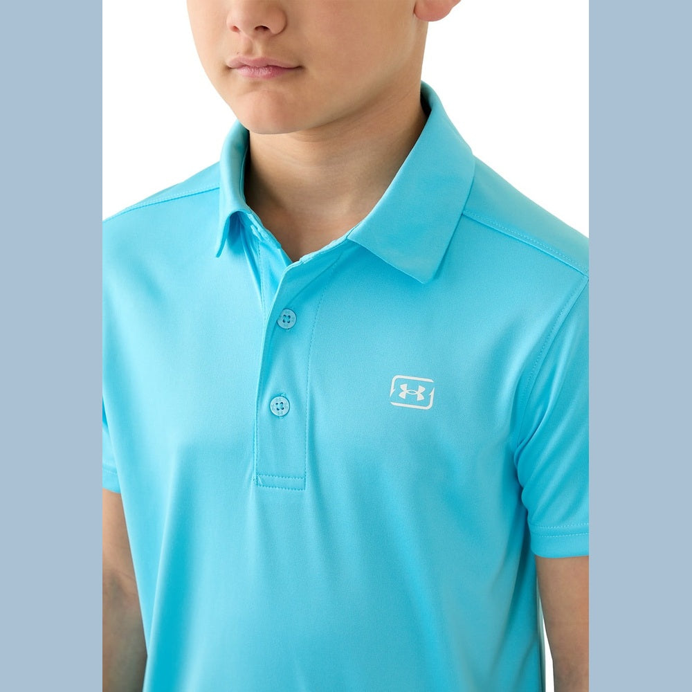 Under Armour Boys Apparel Under Armour Short-Sleeve Printed UPF Polo Shirt