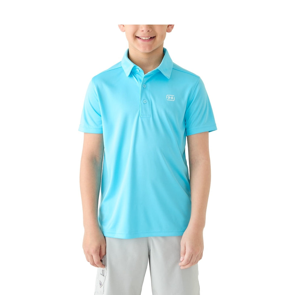 Under Armour Boys Apparel Under Armour Short-Sleeve Printed UPF Polo Shirt