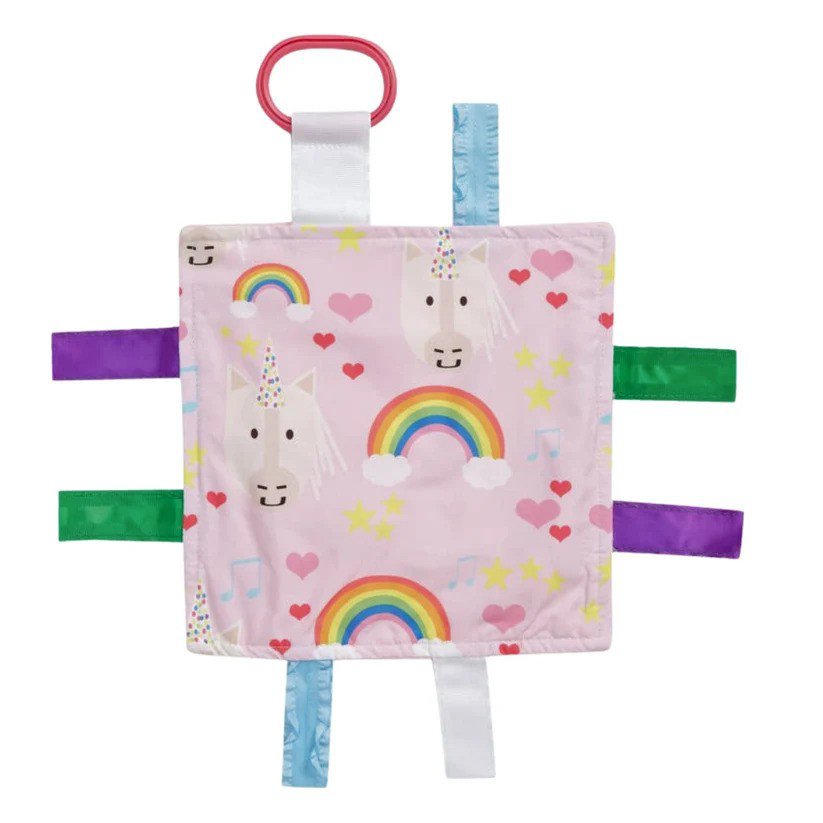 Unicorn & Rainbows Sensory Ribbon Toy w/Crinkle