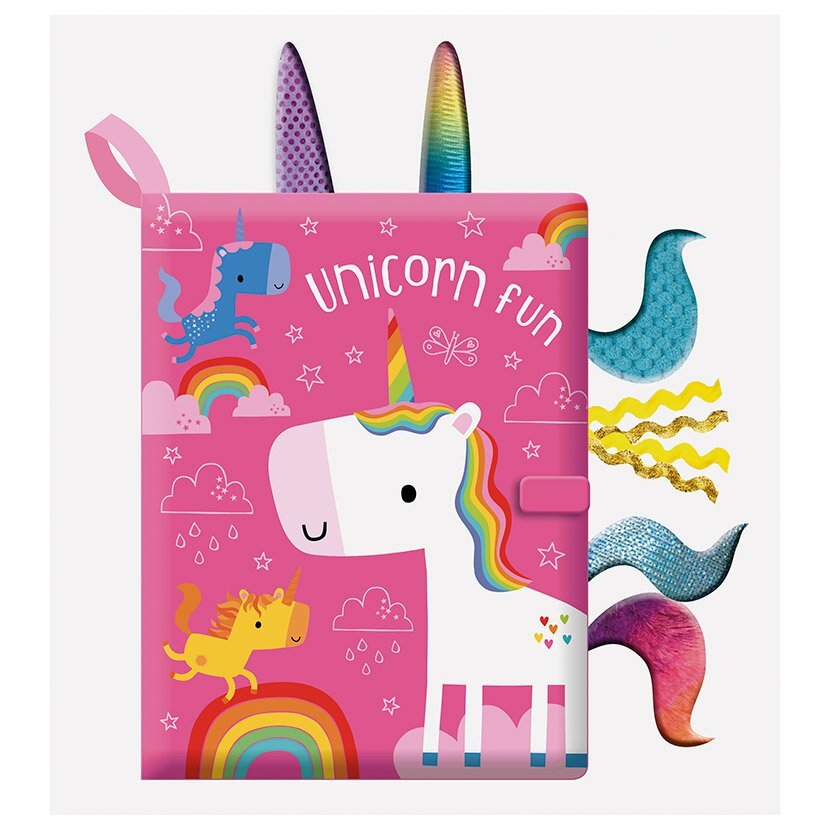 Scholastic Sensory Snuggable Unicorn Fun Book